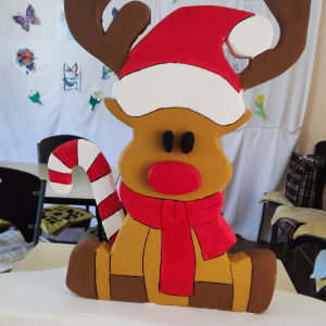 Rénszarvas – Óriás Karácsonyi Figura