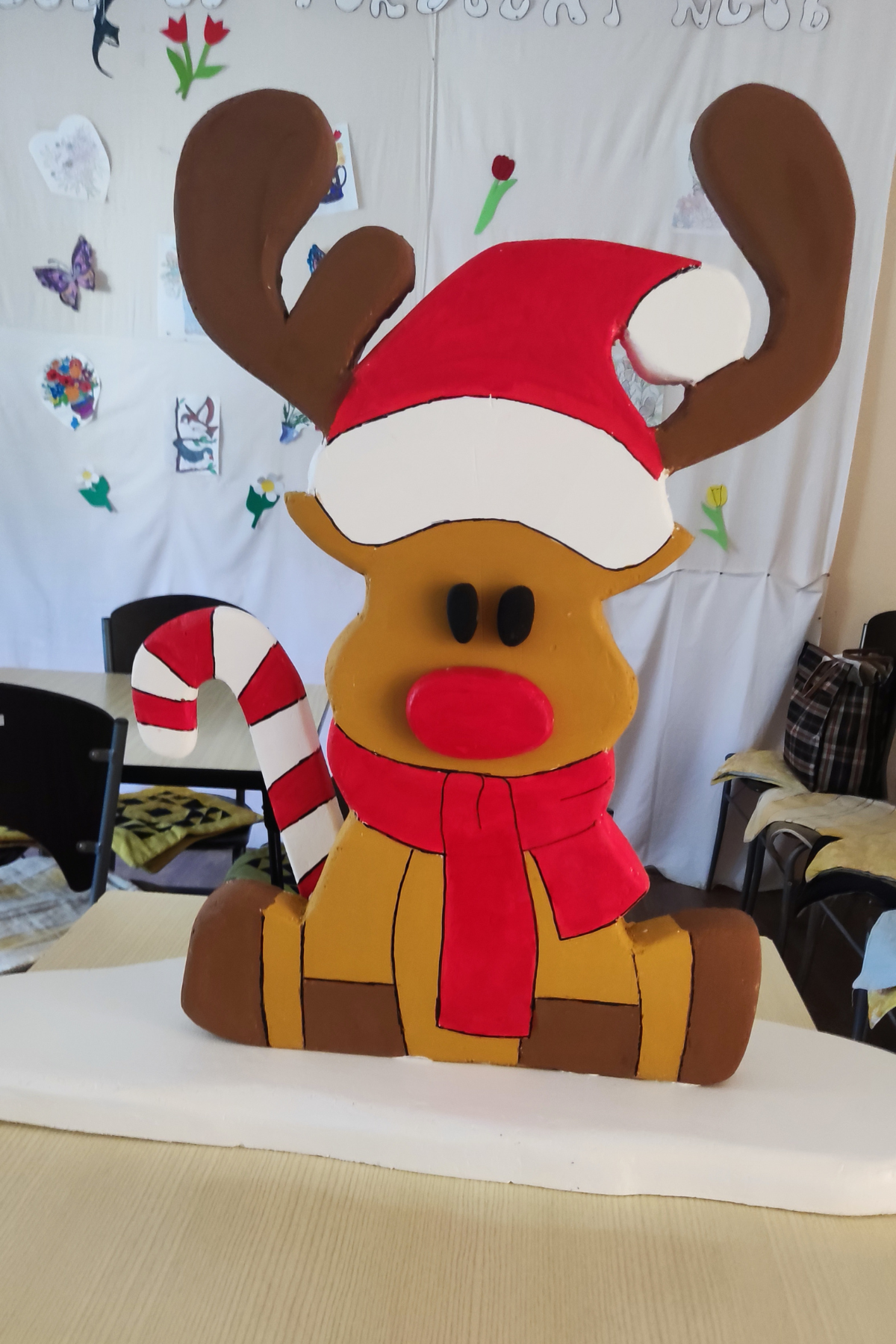 Rénszarvas – Óriás Karácsonyi Figura